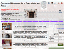 Tablet Screenshot of duquesadelaconquista.com